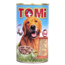 TOMi 5 kinds of meat 5 ВИДОВ МЯСА консервы для собак, влажный корм, 1.2 кг.