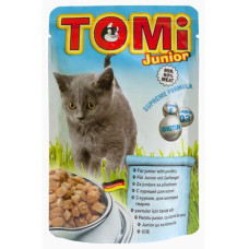 TOMi junior консервы для котят, влажный корм, пауч, 0.1 кг.