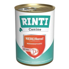 Диетический влажный корм Rinti Canine Veterinary Niere/Renal mit Rind РИНТИ ВЕТЕРИНАРИ РЕНАЛ ГОВЯДИНА для собак с заболеваниями почек, банка 400 г