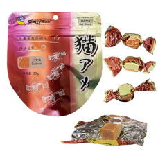 CattyMan CattyMan Deli Cube Salmon, кубики дели с лососем, лакомство для котов