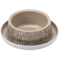 Миска для собак Moderna Trendy Dinner Dog №2 WildLife светло-коричневый, 735мл, d20см