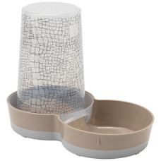 Автокормушка автопоилка Moderna Tasty Jumbo WildLife МОДЕРНА ДИКИЙ МИР для собак, 3.75л, светло-коричневый