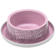 Миска для собак Moderna Trendy Dinner Dog №2 WildLife рожевий, 735мл, d20см
