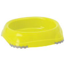 Миска для котов Moderna МОДЕРНА СМАРТИ, пластик, 210 мл, d-12 см, лимонный