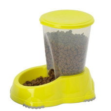 Автоматическая кормушка Moderna Smart Snacker МОДЕРНА СМАРТ СНЕКЕР для собак и котов, 1.5л, лимонный
