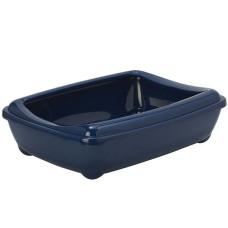 Moderna АРИСТ-О-ТРЭЙ ДЖУМБО туалет с бортиком для котов, 57Х43Х16,3 см, черничный