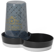 Автокормушка-автопоилка Moderna Tasty Luxurious МОДЕРНА ЛАКШЕРИЗ для собак и котов 1.5л, черный