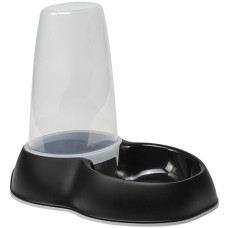 Moderna Sensiflo МОДЕРНА СЕНСИФЛО 2в1 автокормушка автопоилка для котов и собак, черный, 1.5л