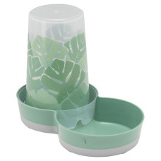 Moderna Tasty Large Eden МОДЕРНА ЭДЕМ автокормушка-автопоилка для котов и собак, 1.5л, светло-зелёный