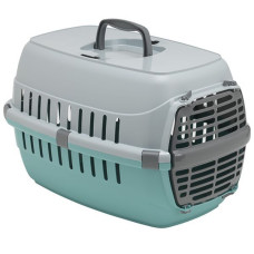 Переноска для собак и котов Moderna Road Runner МОДЕРНА РОУД-РАННЕР 1, пластиковая дверь, 48.6х32.3х30.3 см, акварель