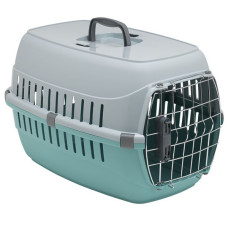 Переноска для собак и котов Moderna Road Runner МОДЕРНА РОУД РАННЕР 2, металлическая дверца с замком, 56х37х35см, акварель