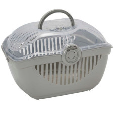 Переноска для домашних животных Moderna, 48х36х32 см, теплый серый