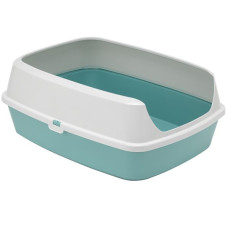 Туалет открытый с бортиком Moderna Maryloo МОДЕРНА МЭРИЛУ для котов, акварель, 50х38х16см