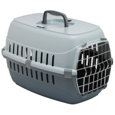 Moderna МОДЕРНА РОУД-РАННЕР 2 переноска для собак с металлической дверью, 58х35х37 см, серый