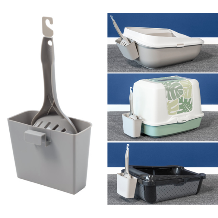 Лопатка для наповнювача з підставкою Moderna Handy Max with Caddy, комплект, 16,7*9,6*29,7