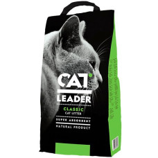 Супер впитывающий наполнитель Cat Leader Classic КЭТ ЛИДЕР КЛАССИК в кошачий туалет