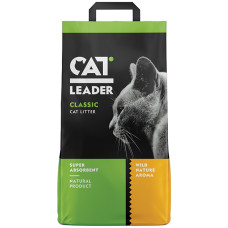 Супер впитывающий наполнитель Cat Leader Classic Wild Nature КЭТ ЛИДЕР КЛАССИК АРОМАТ ДИКОЙ ПРИРОДЫ в кошачий туалет 5кг