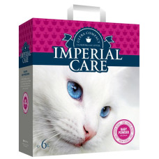 Ультра-комкующийся наполнитель в кошачий туалет Imperial Care Baby Powder (ИМПЕРИАЛ КАРЕ С АРОМАТОМ ДЕТСКОЙ ПУДРЫ), 6 л