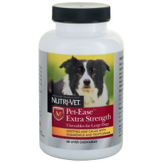 Успокаивающее средство для собак средних и крупных пород Nutri-Vet Pet-Ease Extra Strength АНТИ-СТРЕСС ЭКСТРА, жевательные таблетки, 60 табл