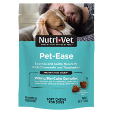 Заспокійливий засіб для собак Nutri-Vet Pet-Ease Soft Chews НУТРІ-ВЕТ АНТИ-СТРЕСС, м'які жувальні таблетки, 70 табл.