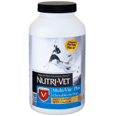 Мультивитамины для собак Nutri-Vet Multi-Vite Plus, жевательные таблетки, 180 табл