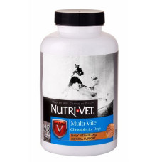 Мультивитамины для собак Nutri-Vet Multi-Vit НУТРИ-ВЕТ МУЛЬТИ-ВИТ, жевательные таблетки, 180 табл.