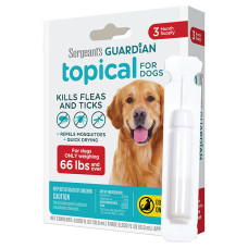 Капли от блох, клещей, комаров Sergeant's Guardian Dogs Сержант Гардиан для собак от 30кг, 6мл (1 пип.)