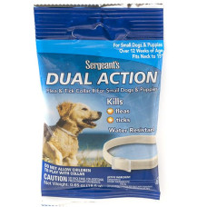 SENTRY Sergeants Dual Action - ошейник от блох и клещей для собак малых пород и щенков, S, до 38 см