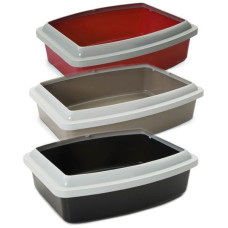 Туалет для котов с бортом Savic Oval Tray+Rim, овал, 42Х33Х9,5 см