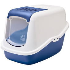 Закрытый туалет для котов Savic Nestor Nordic САВИК НЕСТОР НОРДИК, 56х39х38,5 см, синий