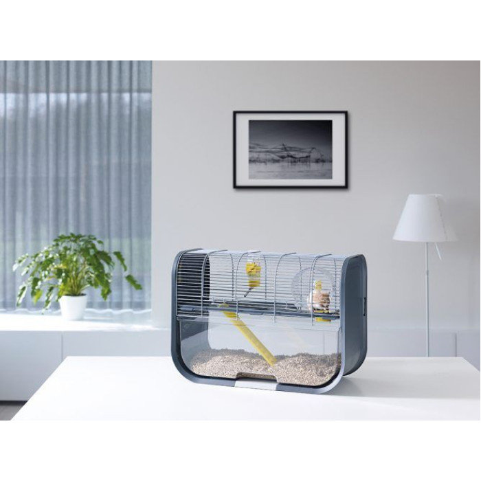 Клетка для хомяков Savic Geneva Hamster, светло-серый/антрацит, 60x29x44 см
