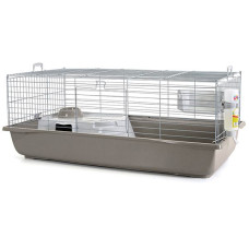 Клетка для кроликов Savic Nero 4 De Luxe, теплый серый, 118х64,5х47см