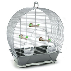 Клетка для птиц Savic Evelyne 30), серый, 43х28х47см