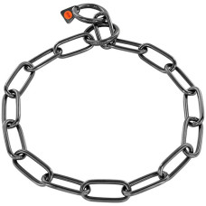 Нашийник-удавка для собак Sprenger Collar Long Link, довга ланка, воронена нержавіюча сталь, 4 мм, 66 см