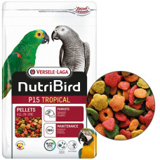 Корм з горіхами та фруктами Versele-Laga NutriBird P15 Tropical для великих папуг 1кг