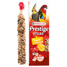 Лакомство для средних и крупных попугаев Versele-Laga Prestige Sticks Parrots Mango & Rosehip ВЕРСЕЛЕ-ЛАГА ПРЕСТИЖ МАНГО И ШИПОВНИК 2х70г