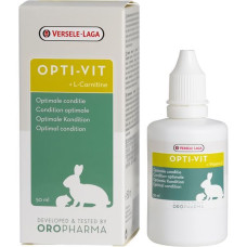 Oropharma Opti-Vit с L-карнитином, жидкие витамины для кроликов и грызунов, 0.05 л.