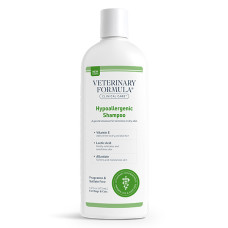 Гипоаллергенный лечебный шампунь Veterinary Formula Clinical Care Hypoallergenic Shampoo для собак и кошек с аллергией или чувствительной кожей, 0.473 л.