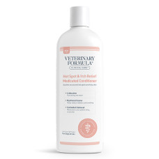 Антиаллергенный кондиционер Veterinary Formula Hot Spot&Itch Relief Medicated Conditioner для собак и кошек, болеутоляющий и противовоспалительный, с лидокаином, гидрокортизоном, 0.473 л.