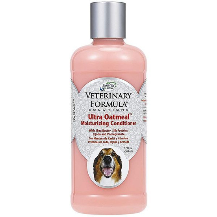 Кондиціонер Veterinary Formula Ultra Oatmeal Moisturizing Conditioner, ультразволоження для собак та котів, 0.503 л.