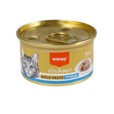Консервы для кошек Wanpy Gourmet Gold Paste Tuna паштет с тунцом, банка 85г