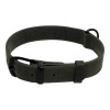Нашийник для собак Crazy шкіряний плоский Графіт S 27-36 см  