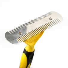 Расческа триммер Bronzedog двухсторонняя 15,5*19,5 см XL
