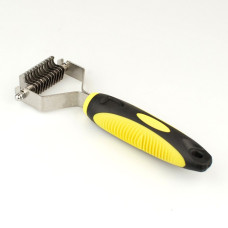 Колтунорез Bronzedog Двухсторонний с 12 зубьями 18,5*7 см 