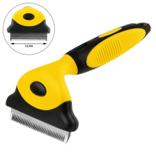 Расческа-триммер Bronzedog для удаления подшерстка 16 х 7,6 см L