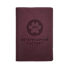 Обложка на ветеринарный паспорт Бордо, 22 х 16 см
