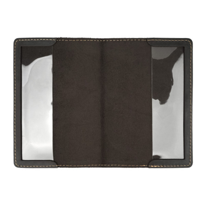 Обкладинка на ветеринарний паспорт Темно-Коричневий, 22 х 16 см