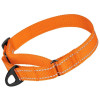 Нейлоновый ошейник со светоотражением для собак Мартингейл ACTIVE, оранжевый M 33-46 см