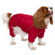 Комбінезон для собак Barksi Textile Червоний, 2XS 20-22