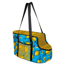 Сумка-переноска для животных Barksi Лимоны M 45х25х25